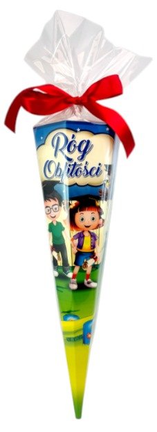 Zestaw Tyta Róg słodycze Kinder Dla Ucznia Rozpoczęcie roku Pasowanie