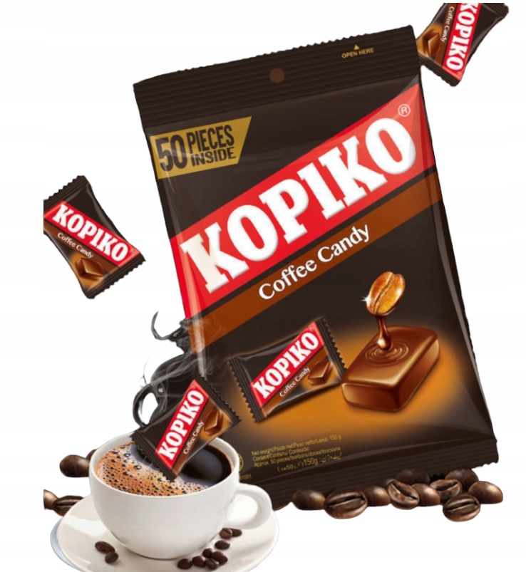 Kopiko Coffee Candy Cukierki o smaku Kawy Kawowe Kawa Na Prezent 100g