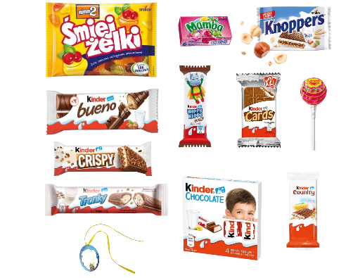 Kinder słodycze Tyta rozpoczęcie roku szkolnego pierwszoklasisty przedszkolaka dla dzieci
