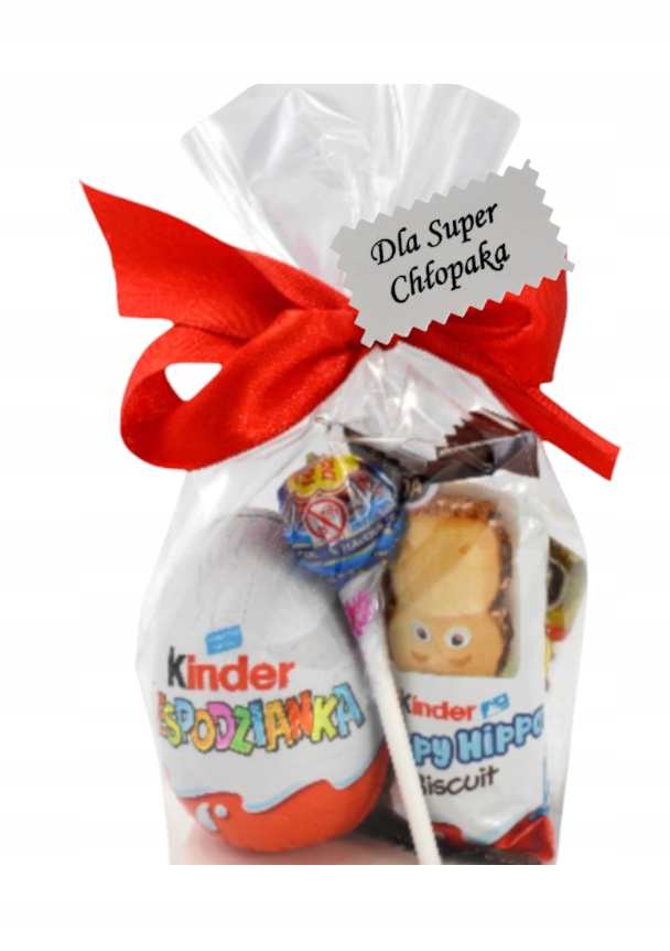 Zestaw prezentowy Kinder dla dzieci dzień chłopaka paczka upominek prezent