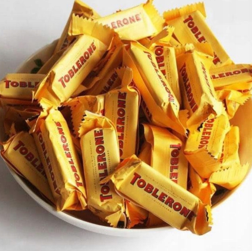Toblerone Batoniki Mleczne z miodem i migdałami Miód Migdały Batony 200g