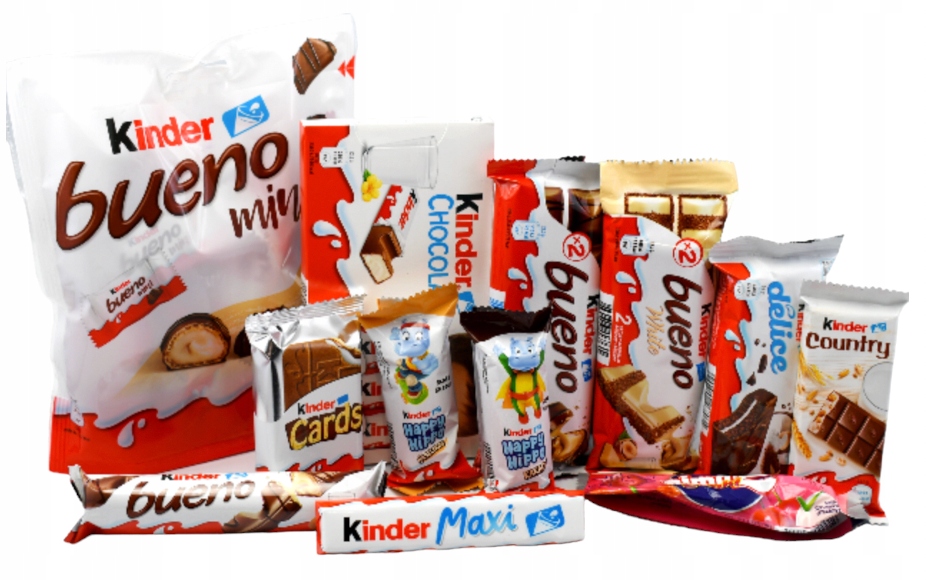 Kinder Słodycze Prezent PACZKA urodziny dzieci zestaw Mikołaj święta box pudełko