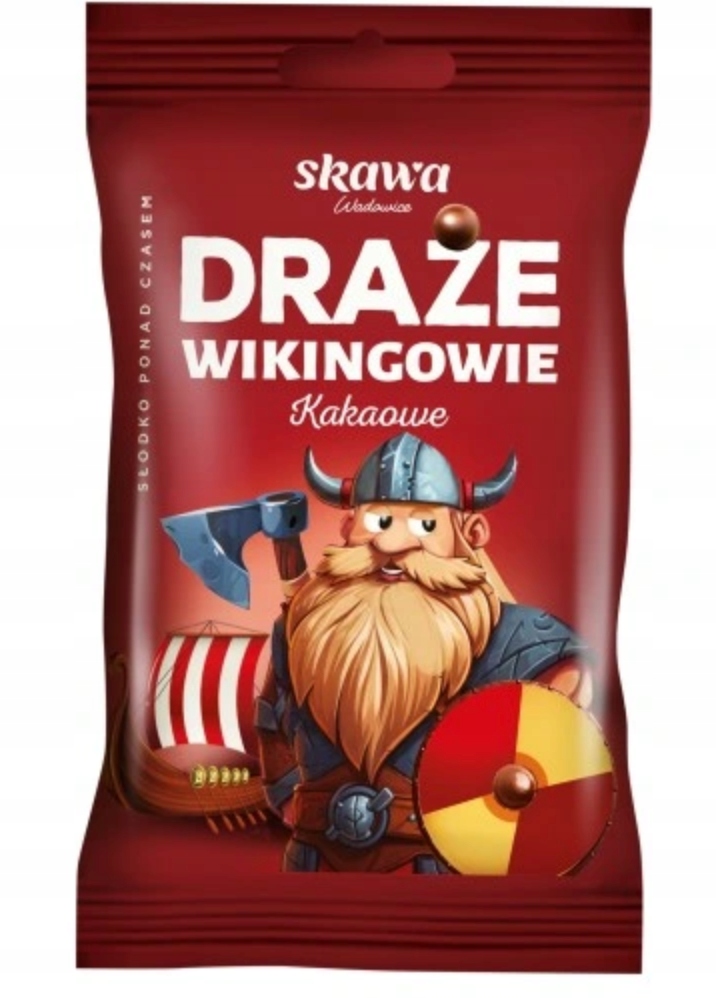 Skawa Draże Kokosowe Śmietankowe korsarz księżniczki BANANOWE 8 x70g dzieci