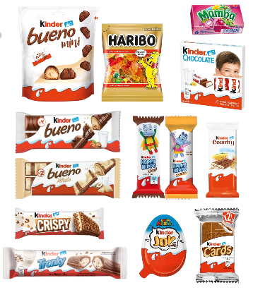 Zestaw Słodyczy Kinder Tyta Róg Obfitości 32cm ROZPOCZCIE ROKU SZKOLNEGO PIERWSZOLASISTY urodziny