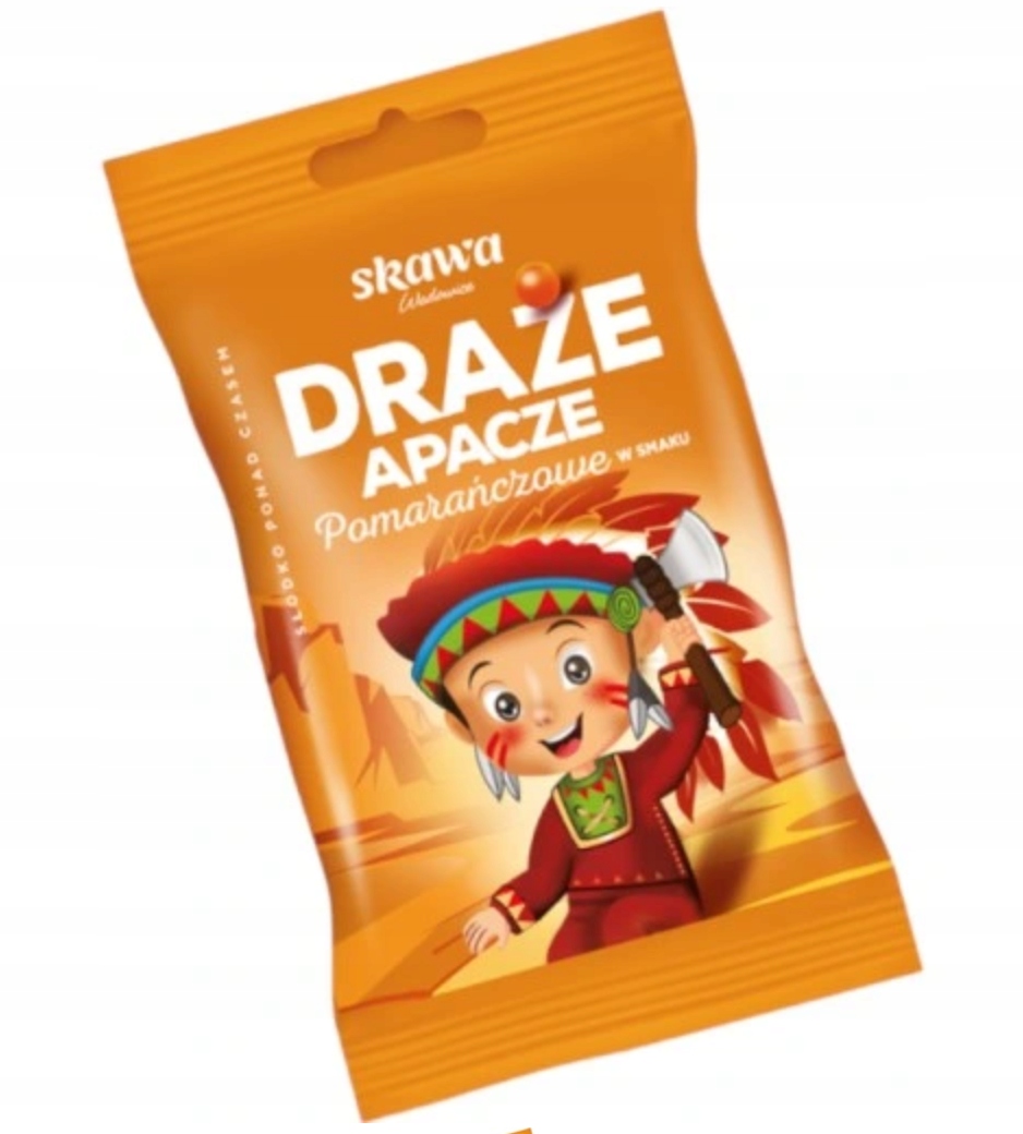 Skawa Draże Kokosowe Śmietankowe korsarz księżniczki BANANOWE 8 x70g dzieci