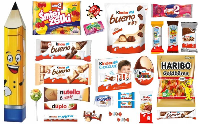 Tyta Róg obfitości Ołówek Pasowanie szkoła XXL Dla Pierwszoklasisty KINDER rozpoczęcie roku