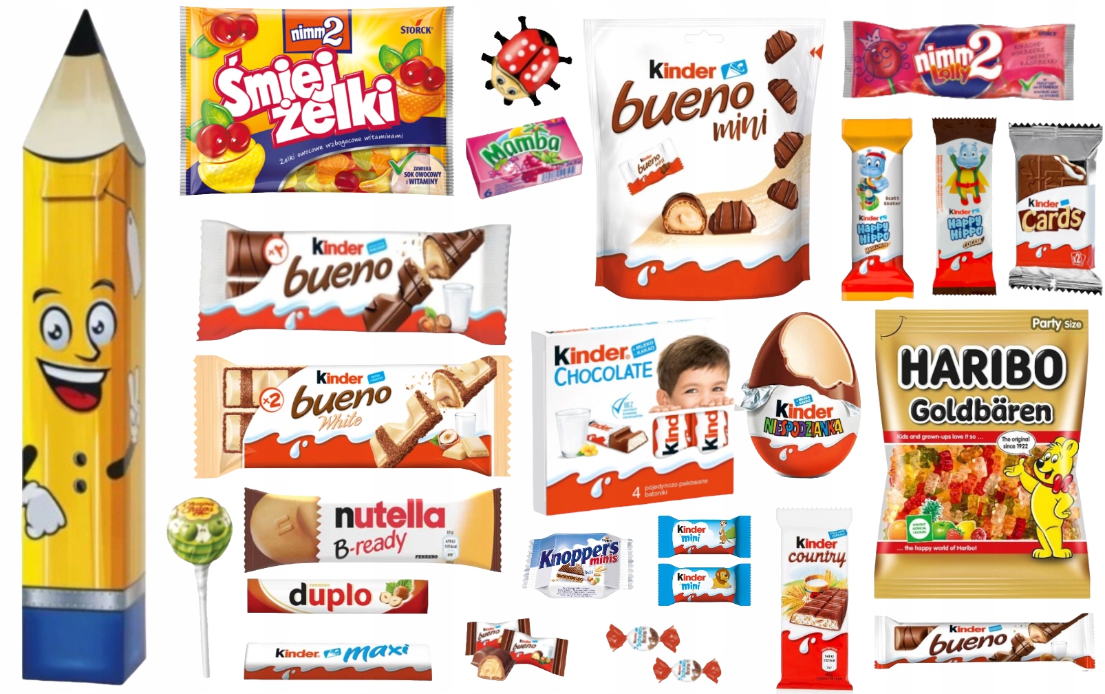 Tyta Róg obfitości Ołówek Pasowanie szkoła XXL Dla Pierwszoklasisty KINDER rozpoczęcie roku