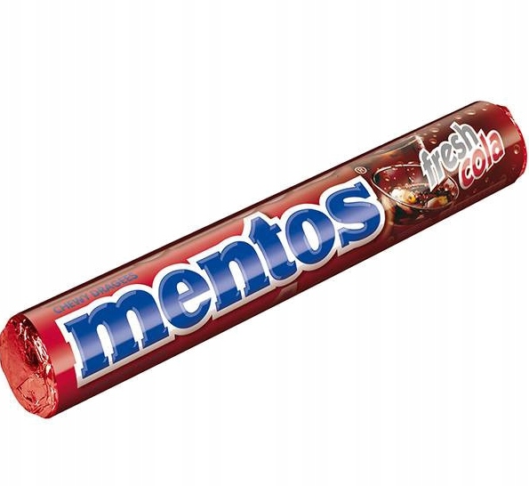 Mentos Draże Cukierki Fresh Cola Gumy Rozpuszczalne Wegańskie Coli 3x37,5g dropsy
