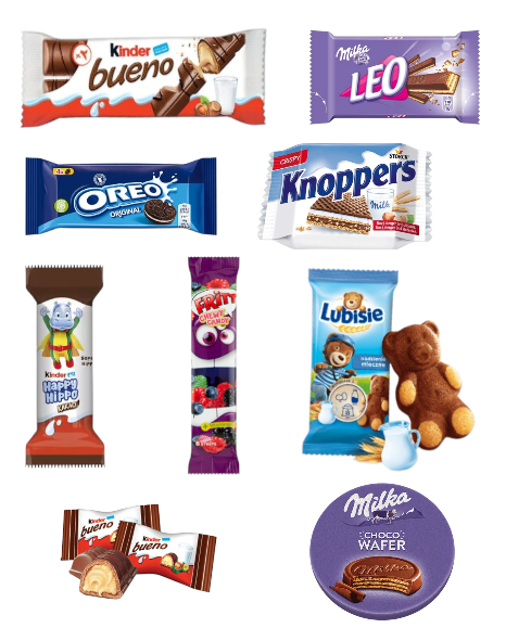 Słodycze Kinder na rozpoczęcie roku szkolnego pierwszoklasisty przedszkolaka Tyta dla dzieci
