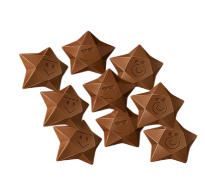 Milky Way Magic Stars Gwiazdki Czekoladowe Mleczne Gwiazdka Czekolada 100g DLA DZIECI