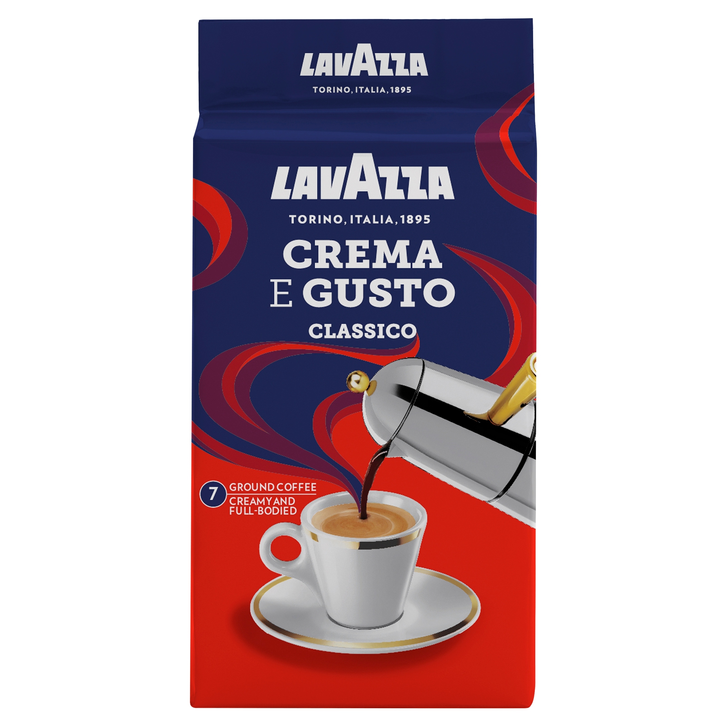 Lavazza Kawa Mielona Crema e Gusto Klasyczna Parzona Na Prezent 250g parzenia