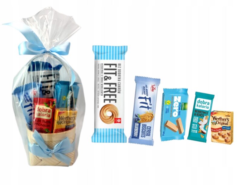 Cukierki Bez Cukru ciastka dla cukrzyków diabetyków zestaw paczka prezent