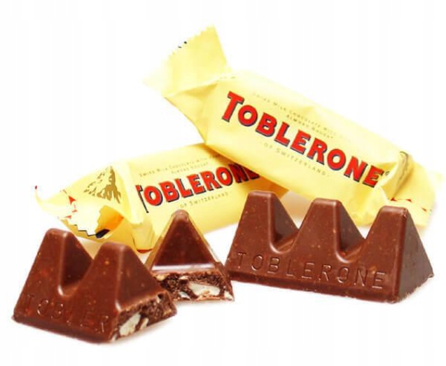 Toblerone Batoniki Mleczne z miodem i migdałami Miód Migdały Batony 200g