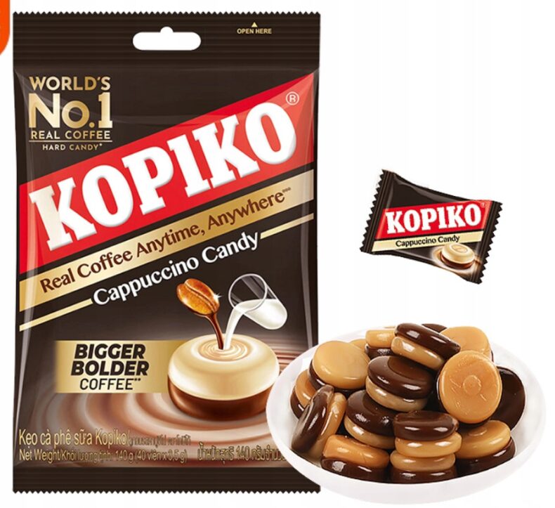 Cukierki Karmelki Kawowe Kopiko Cappuccino 175g kawa