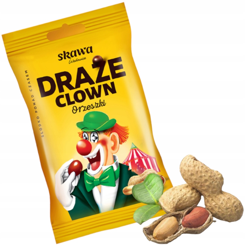 Skawa Draże Kokosowe Śmietankowe korsarz księżniczki BANANOWE 8 x70g dzieci