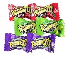 Peppinez roshen Cukierki Kwaśne Nadziewane Landrynki Owocowe Smaków 1KG ŚWIĘTA