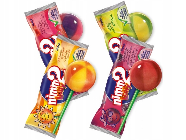 Lizaki Owocowe z Witaminami Nimm 2 10g x 40szt dzień dziecka dzieci lizak ŚWIĘTA MIKOŁJA