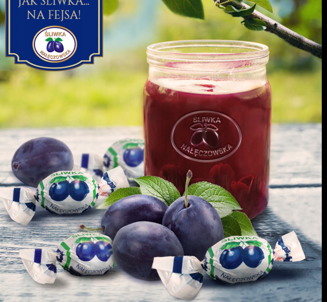 Śliwka Nałęczowska w Czekoladzie Solidarność 1kg święta Mikołaj cukierki