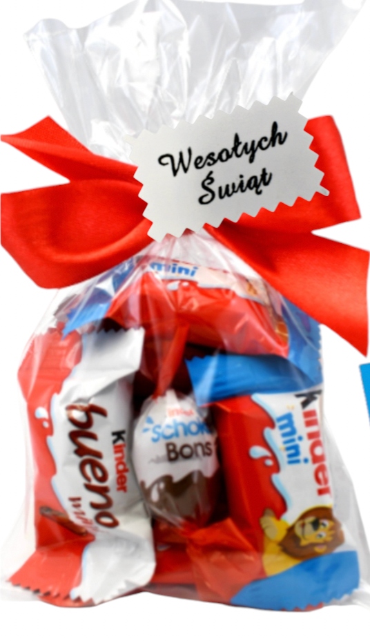 Paczka Słodyczy upominek mini Kinder czekoladki MIKOŁAJA  Święta dla dzieci