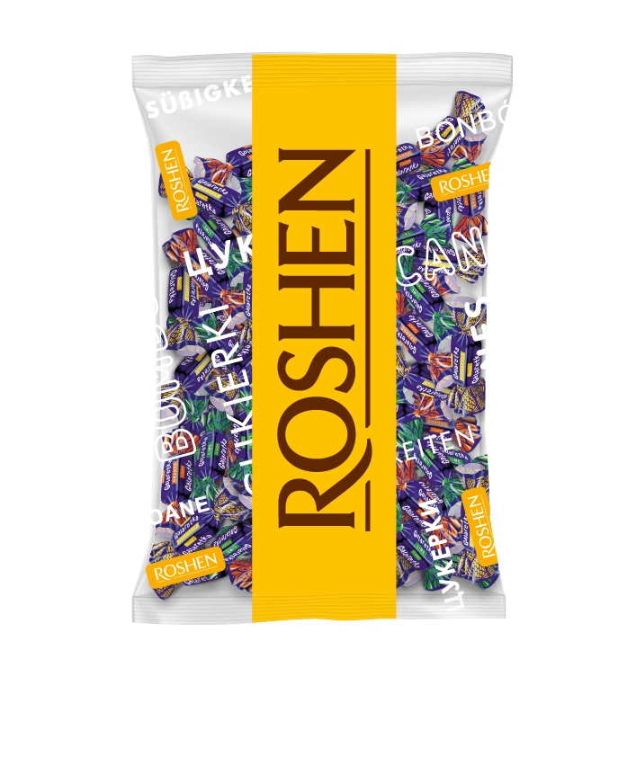 Roshen Cukierki Galaretki Owocowe w Czekoladzie Galaretka dla dzieci 1kg święta Mikołaj choinkę