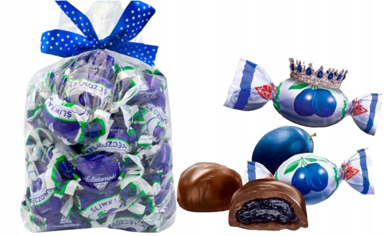 Śliwka Nałęczowska Solidarność 1 kg śliwki cukierki na Święta Mikołaj