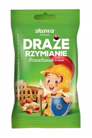 Skawa Draże Kokosowe Śmietankowe korsarz księżniczki BANANOWE 10x70g dzieci ZESTAW