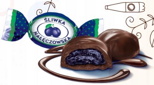 Solidarność Bombonierka Śliwka Nałęczowska Cukierki Czekoladki Prezent 300g święta mikołaj
