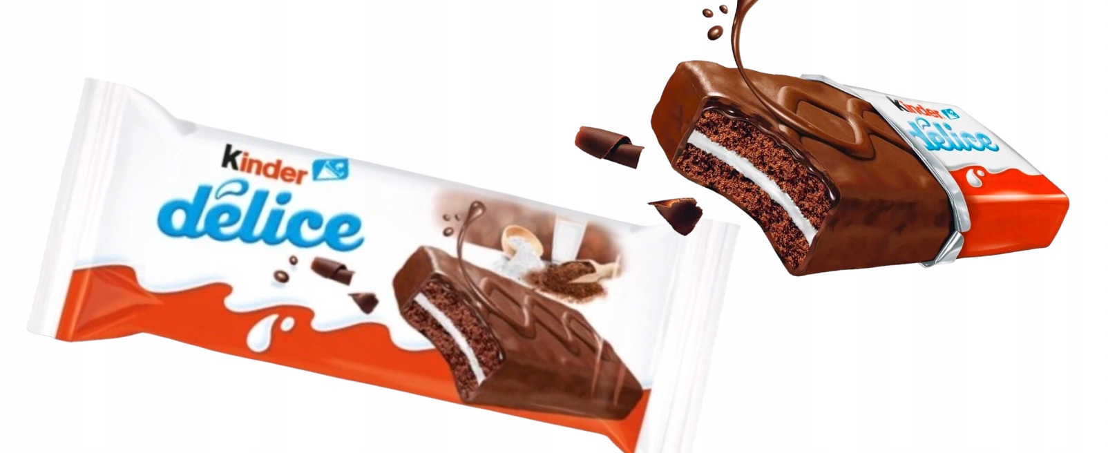 Kinder Delice Baton Biszkopt Ferrero 20szt x 39g ciastko czekolada dzieci