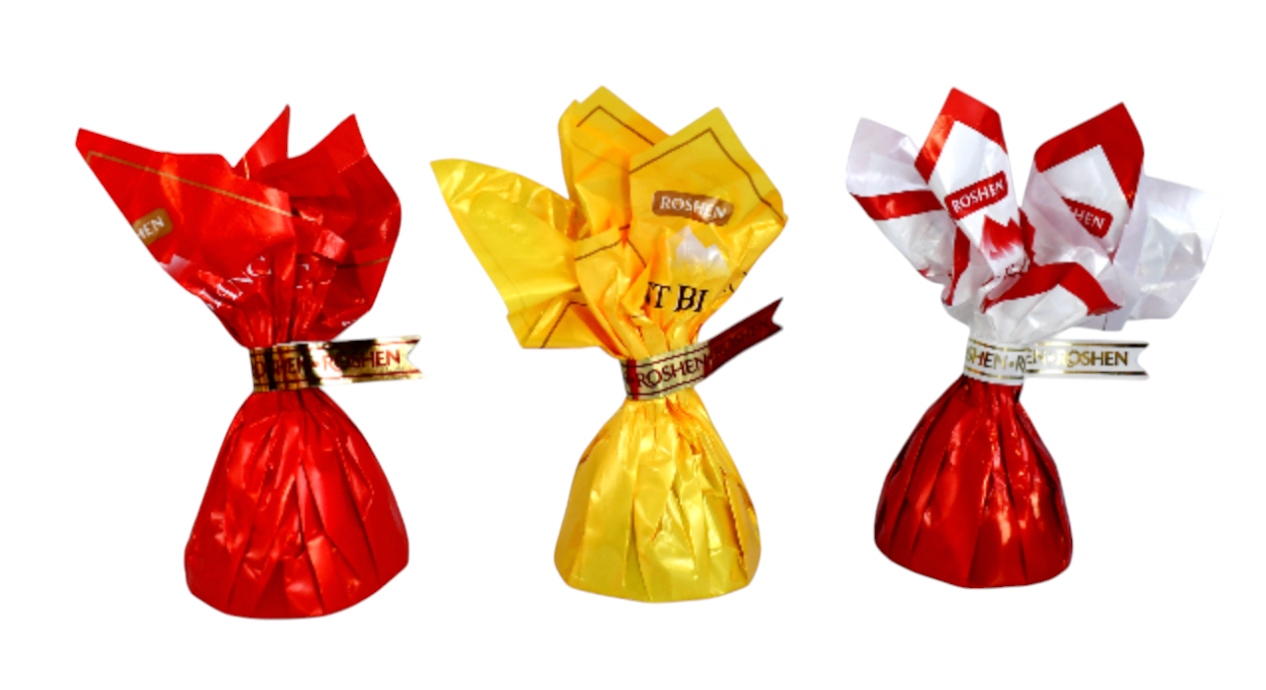 Roshen Cukierki Praliny Mont Blanc Migdał Kokos Migdałowe na Święta 1 kg świąteczne