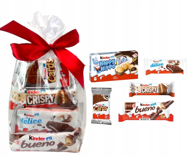 Kinder dzieci paczki świąteczne Mikołaja choinkę PREZENT święta dzieci