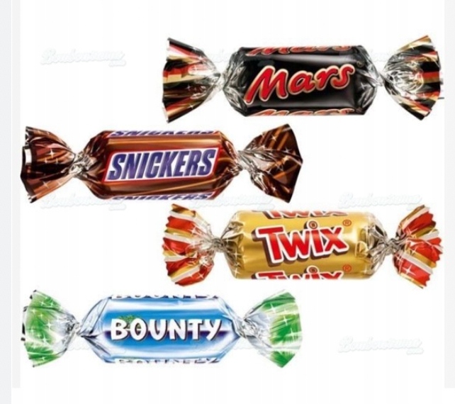 Cukierki Celebration Mars SNICKERS Bounty 0,5 kg MINI Halloween urodziny