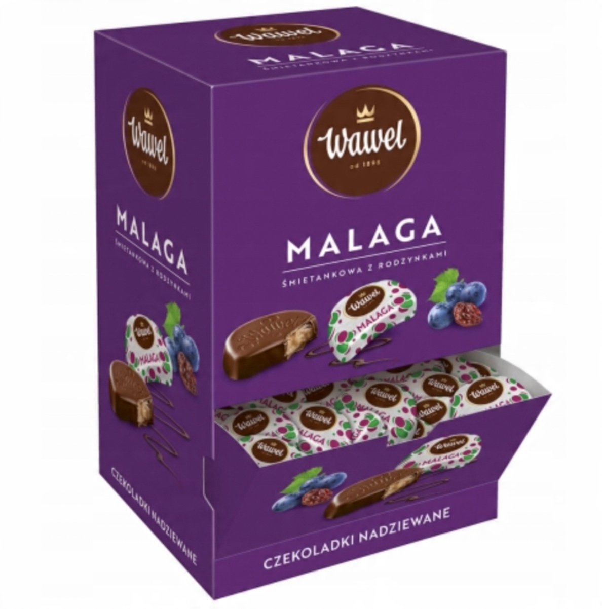 Malaga Wawel Cukierki 0,3 kg 300g nadziewane czekoladki urodziny pomadki MIKOŁAJ ŚWIĘTA