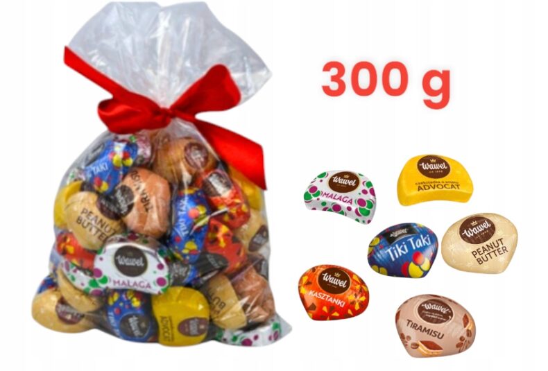 Kasztanki Wawel Cukierki Adwokat malaga 300g święta Mikołaja Czekoladki paczka