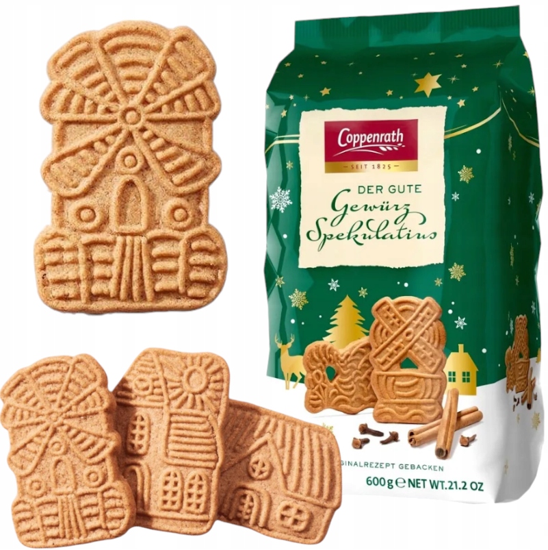 Coppenrath Ciastka Kruche Herbatniki Ciasteczka Korzenne Mix Na Święta 600g
