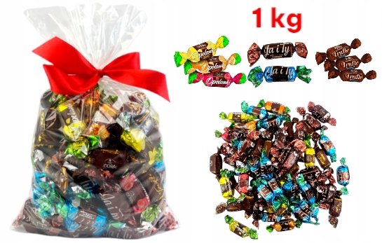 Cukierki Ja i Ty Odra Kawowe Jogurt 1kg kiwi nadziewane trufla opolanka mix święta MIKOŁJA CHOINKĘ