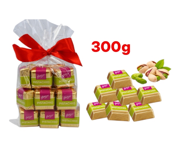 Cukierki Goplana 300g Czekoladki pistacja Pistacjowe święta Mikołaj 0,3kg