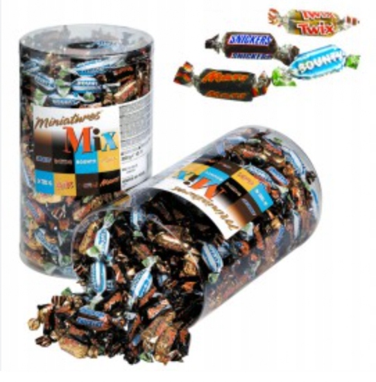 Cukierki Celebration Mars SNICKERS Bounty 0,5 kg MINI Halloween urodziny
