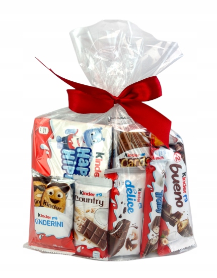 Paczka SŁODYCZY święta Mikołaja choinkę PREZENT Mikołaj KINDER ŻELKI