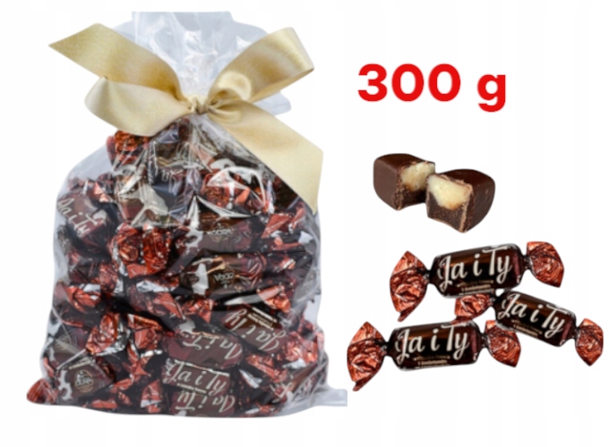 Cukierki Ja i Ty Odra Kawowo Śmietankowe 300g czekoladzie urodziny paczka święta