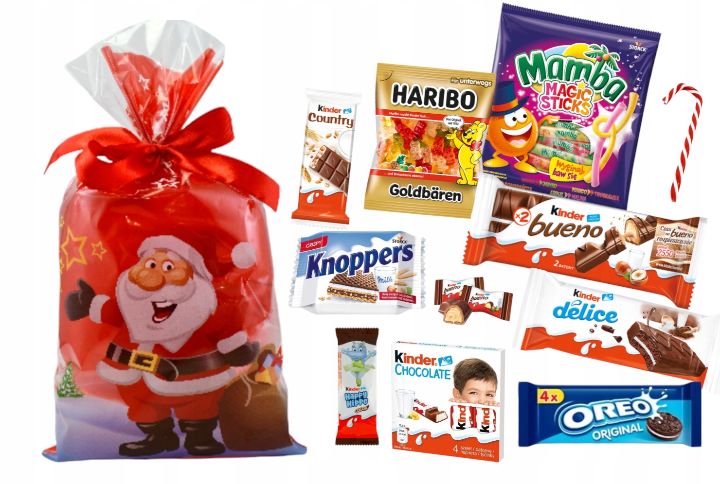 Zestaw WOREK Paczka Słodyczy Milka dla dzieci Prezenty Mikołaj ŚWIĘTA choinkę paczki