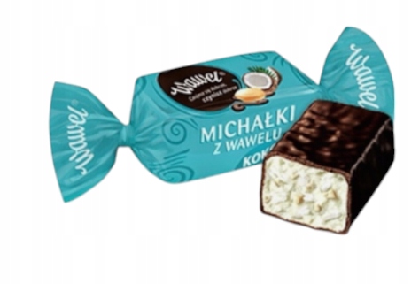 Wawel Cukierki Michałki Białe Kokos święta Mikołaj choinkę 1kg MIX Trufle