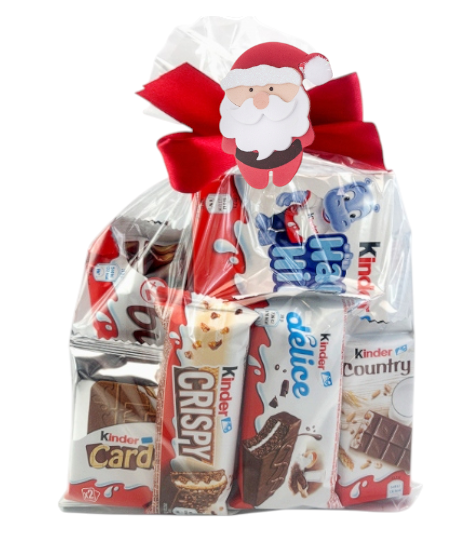 Kinder dzieci paczka świąteczna Mikołaja choinkę PREZENT święta dzieci