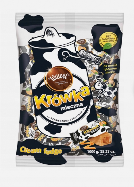 Wawel Krówka Krówki Mleczne Cukierki z Wawelu Prezent 300g mleczna święta Mikołaja