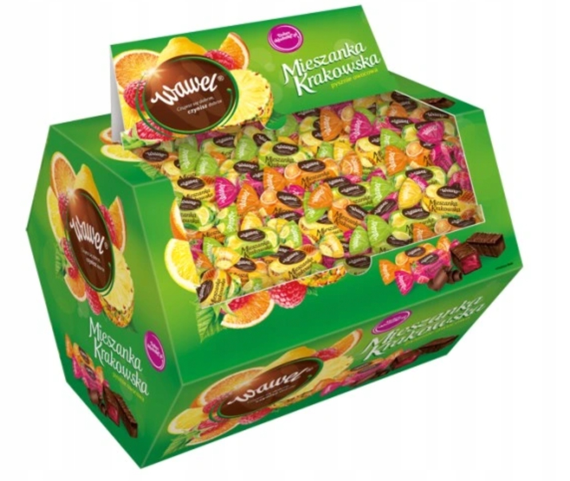 Cukierki Galaretki owocowe 500g 0,5 kg krakowska mieszanka Wawel galaretka ŚWIĘTA Mikołaja