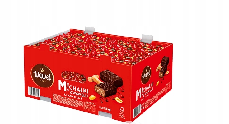 Wawel Cukierki Michałki Klasyczne na choinkę Święta Na Prezent 1kg Mikołaja