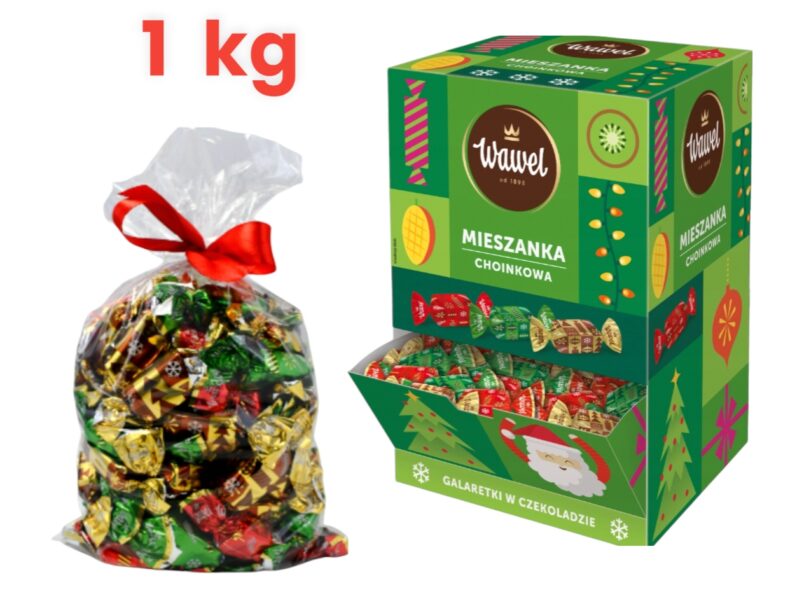 Wawel Mieszanka Choinkowa Cukierki Na Choinkę Mikołaj Święta 1 kg galaretki