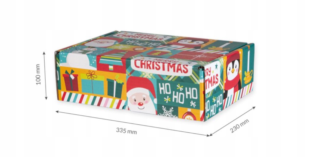 Mega Mikołajowa Paczka Słodyczy Kinder na Święta Świąteczna Paczka Prezent