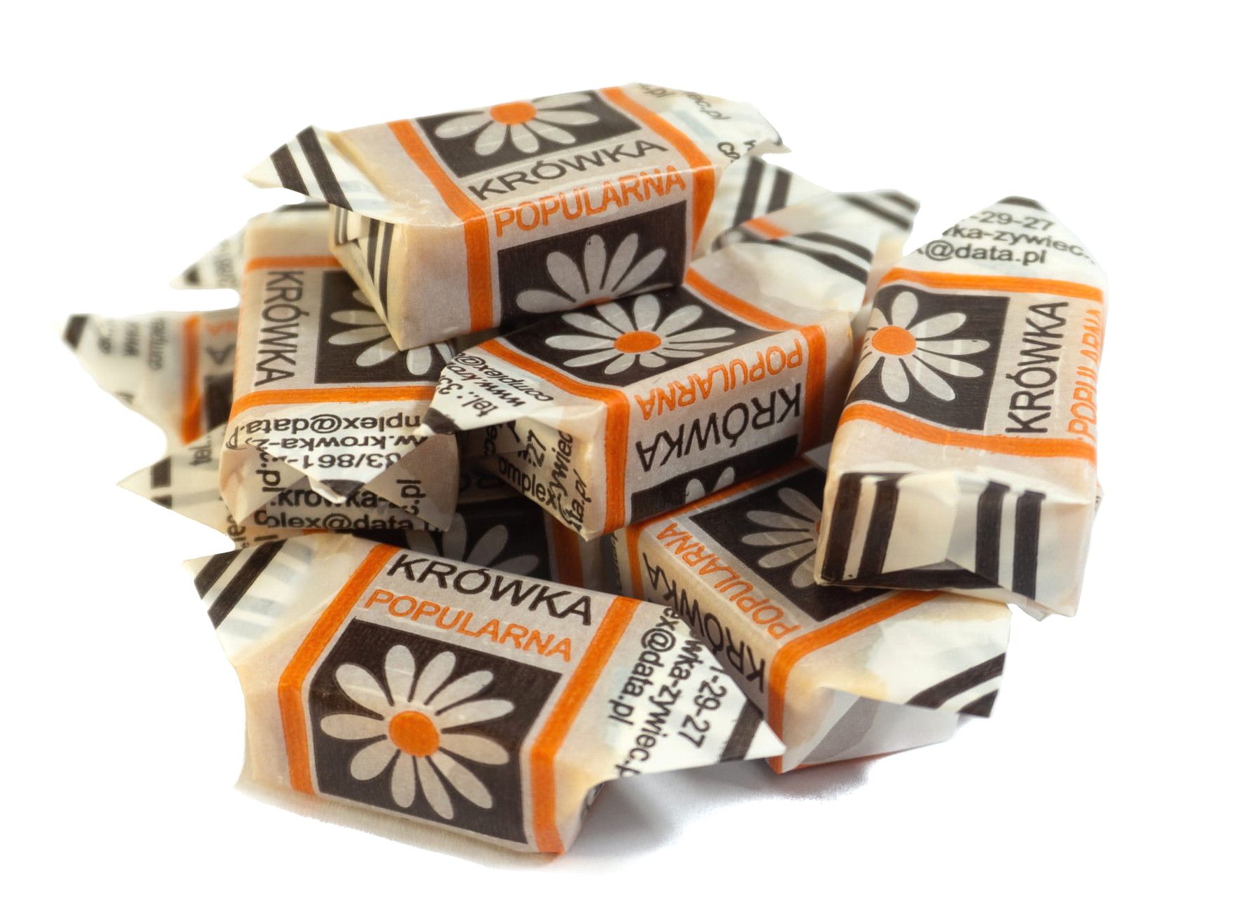 Cukierki Krówki Krówka Żywiecka Popularna 3kg z koniczynką kwiatkiem