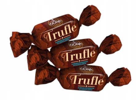 Odra Cukierki Trufle W Czekoladzie Rumowa 0,3 kg 300g trufla w czekoladzie