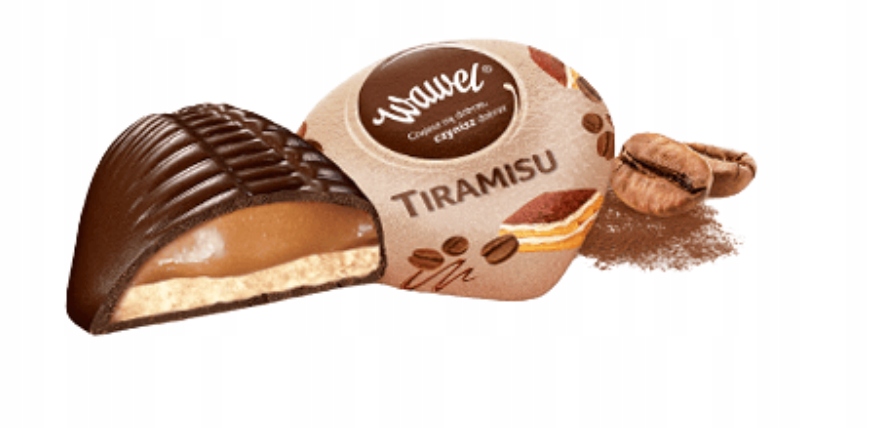 Wawel Tiramisu Kawowe 500g 0,5kg pomadki urodziny prezent Cukierki Praliny Mikołaj święta